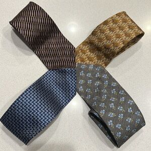Four 100% Silk Ties for $50